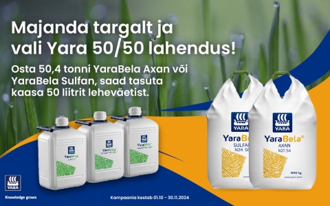 Majanda targalt, vali Yara 50/50 lahendus!