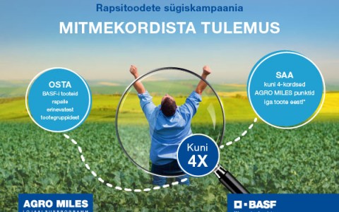 Rapsitoodete sügiskampaania "Mitmekordista tulemus"