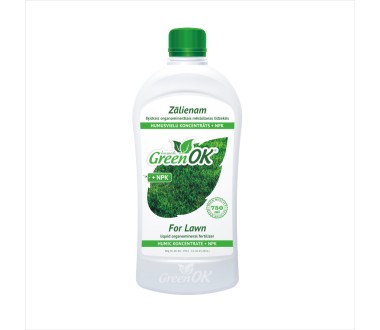 ZĀLIENAM humusvielu koncentrāts +NPK  750ml  GREEN OK